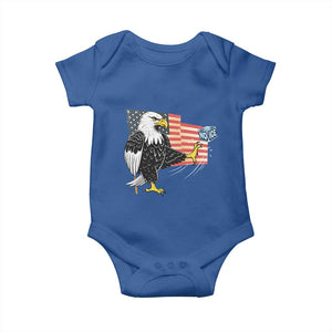 Solidarity With Minneapolis Baby Onesie American Eagle No Ice Please Support TS12 Royal Blue Print Your Wear