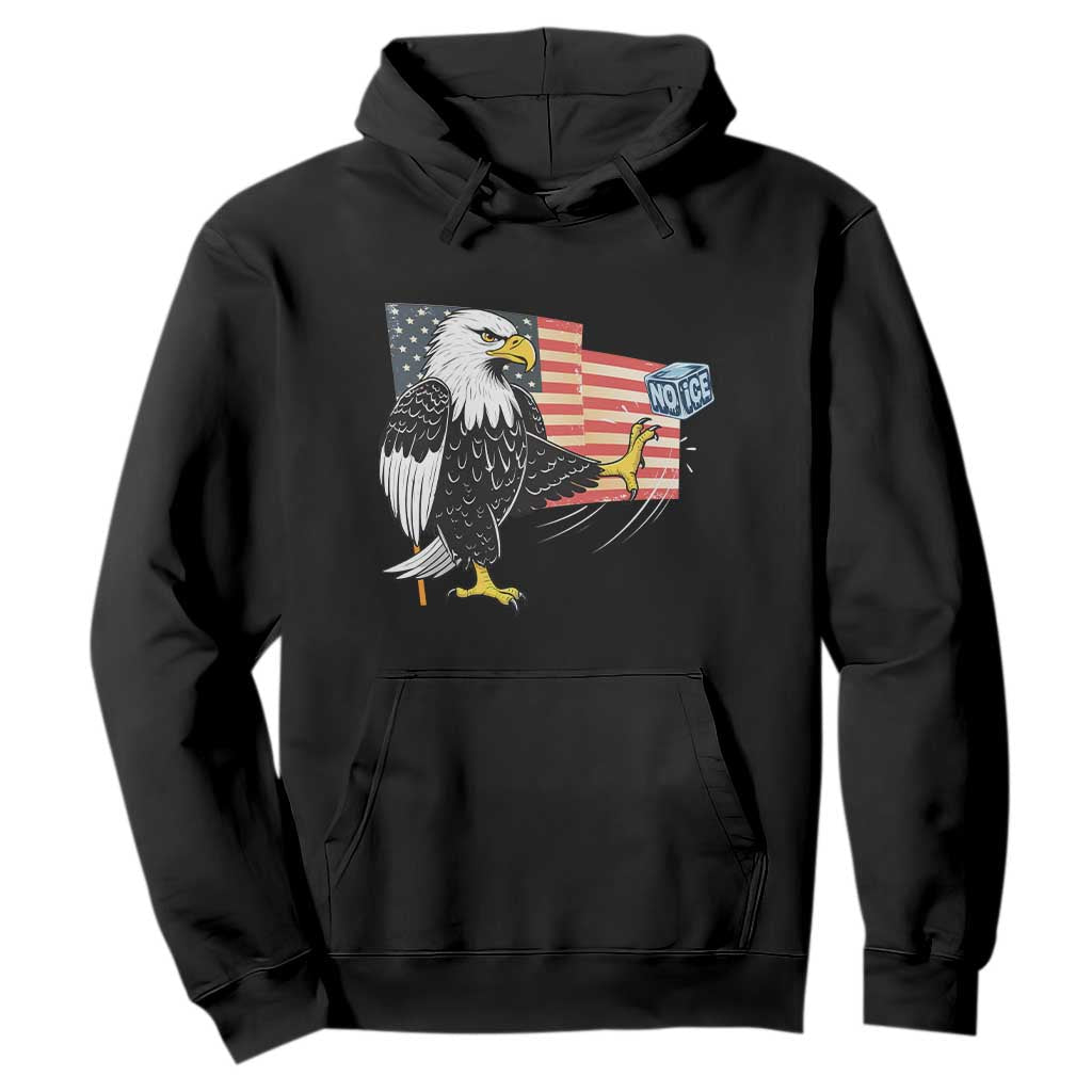 Solidarity With Minneapolis Hoodie American Eagle No Ice Please Support TS12 Black Print Your Wear