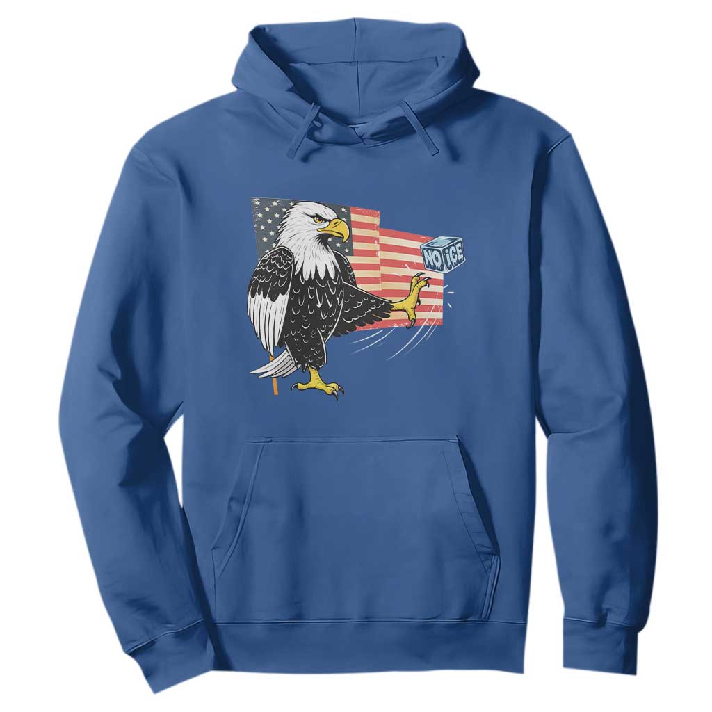 Solidarity With Minneapolis Hoodie American Eagle No Ice Please Support TS12 Royal Blue Print Your Wear
