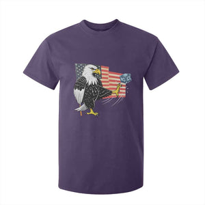 Solidarity With Minneapolis T Shirt For Kid American Eagle No Ice Please Support TS12 Purple Print Your Wear