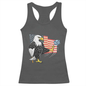 Solidarity With Minneapolis Racerback Tank Top American Eagle No Ice Please Support TS12 Dark Heather Print Your Wear