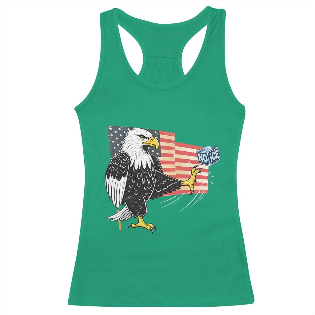 Solidarity With Minneapolis Racerback Tank Top American Eagle No Ice Please Support TS12 Irish Green Print Your Wear