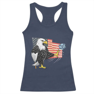 Solidarity With Minneapolis Racerback Tank Top American Eagle No Ice Please Support TS12 Navy Print Your Wear