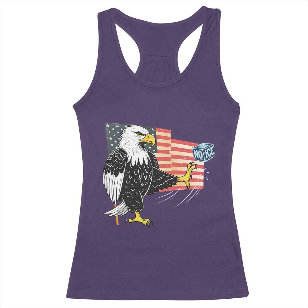 Solidarity With Minneapolis Racerback Tank Top American Eagle No Ice Please Support TS12 Purple Print Your Wear