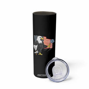 Solidarity With Minneapolis Skinny Tumbler American Eagle No Ice Please Support TS12 Print Your Wear