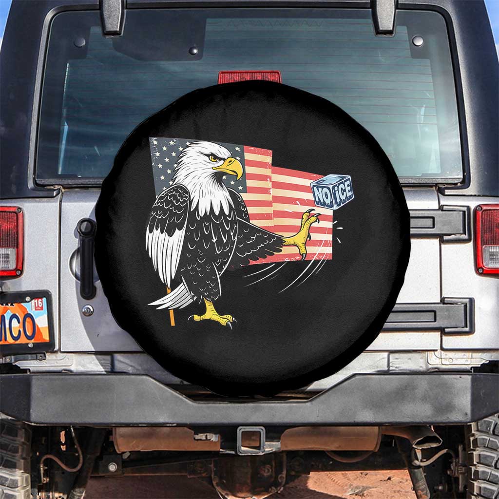 Solidarity With Minneapolis Spare Tire Cover American Eagle No Ice Please Support TS12 No hole Black Print Your Wear