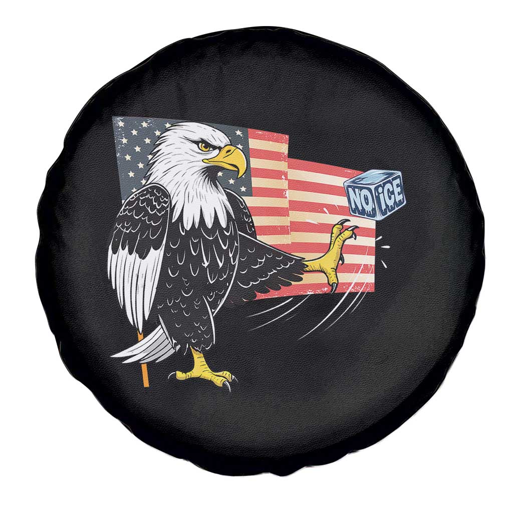 Solidarity With Minneapolis Spare Tire Cover American Eagle No Ice Please Support TS12 Print Your Wear