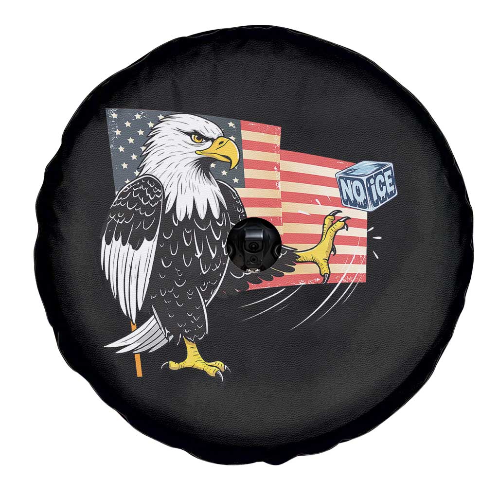 Solidarity With Minneapolis Spare Tire Cover American Eagle No Ice Please Support TS12 Print Your Wear