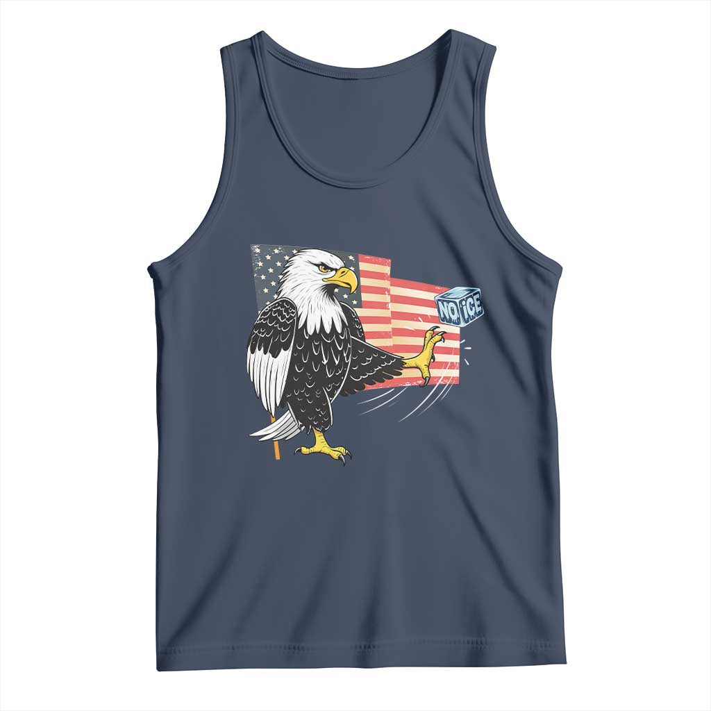 Solidarity With Minneapolis Tank Top American Eagle No Ice Please Support TS12 Navy Print Your Wear