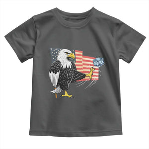 Solidarity With Minneapolis Toddler T Shirt American Eagle No Ice Please Support TS12 Dark Heather Print Your Wear