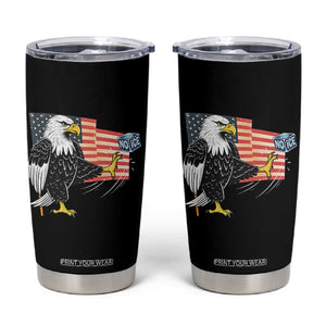 Solidarity With Minneapolis Tumbler Cup American Eagle No Ice Please Support TS12 Black Print Your Wear