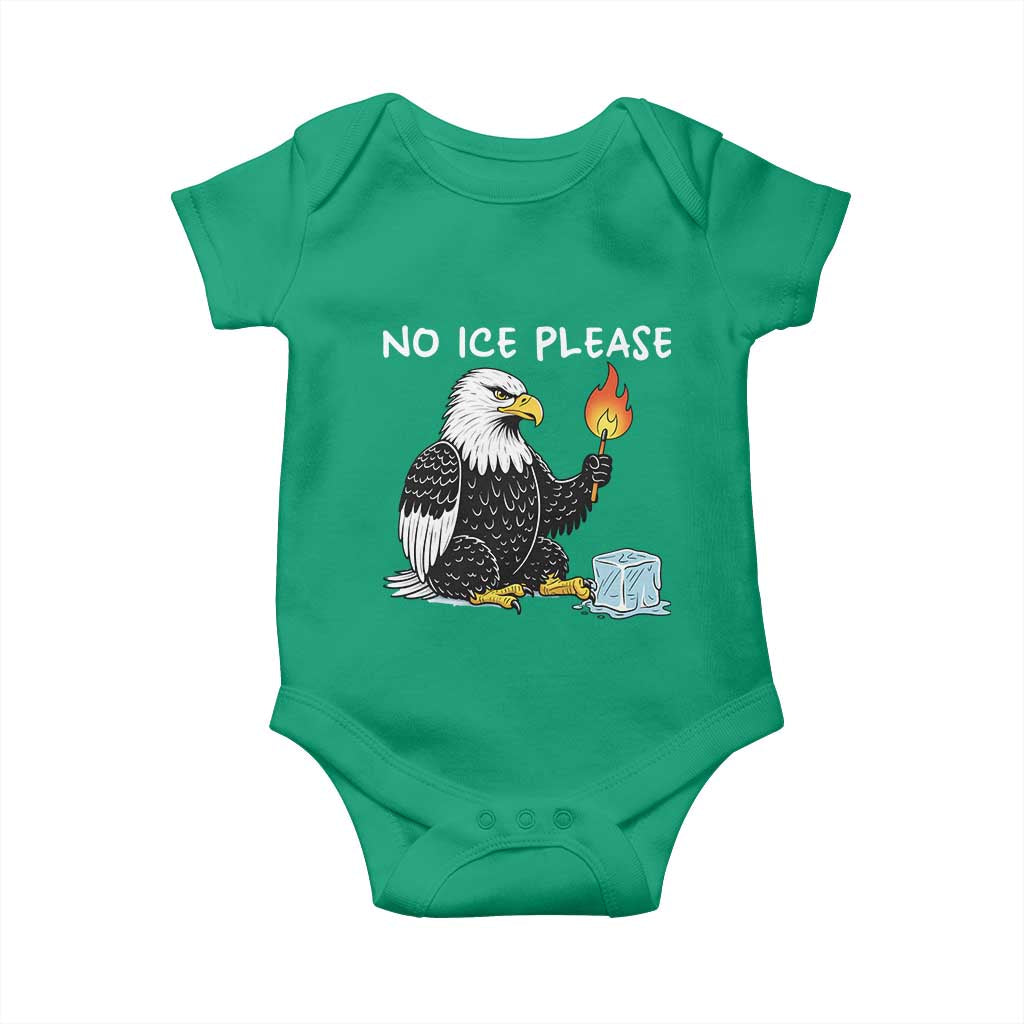 No Ice Please Baby Onesie Funny American Eagle Social Justice Gift TS12 Irish Green Print Your Wear