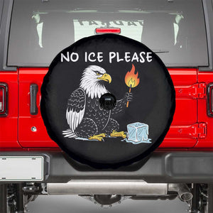 No Ice Please Spare Tire Cover Funny American Eagle Social Justice Gift TS12 Black Print Your Wear