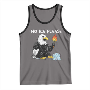 No Ice Please Tank Top Funny American Eagle Social Justice Gift TS12 Deep Heather Black Print Your Wear
