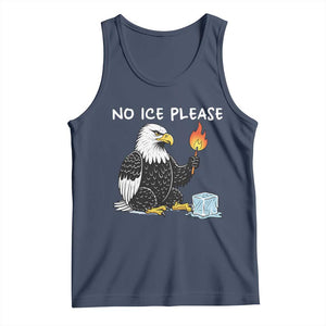 No Ice Please Tank Top Funny American Eagle Social Justice Gift TS12 Navy Print Your Wear