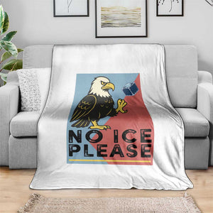 American Eagle No Ice Please Throw Blanket Minnesota Protest Support Gift TS12 Print Your Wear