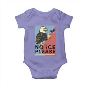 American Eagle No Ice Please Baby Onesie Minnesota Protest Support Gift TS12 Violet Print Your Wear