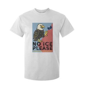 American Eagle No Ice Please T Shirt For Kid Minnesota Protest Support Gift TS12 White Print Your Wear
