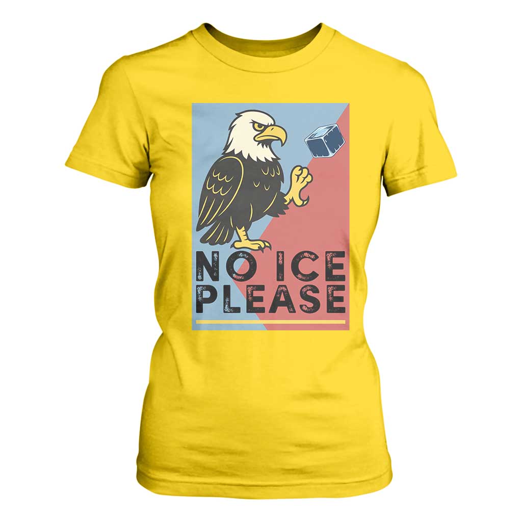 American Eagle No Ice Please T Shirt For Women Minnesota Protest Support Gift TS12 Daisy Print Your Wear
