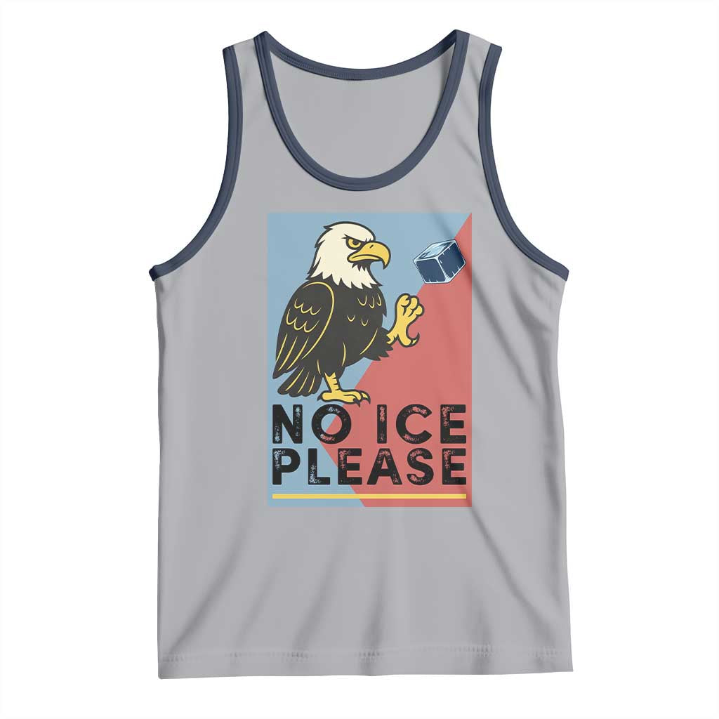 American Eagle No Ice Please Tank Top Minnesota Protest Support Gift TS12 Athletic Heather Navy Print Your Wear