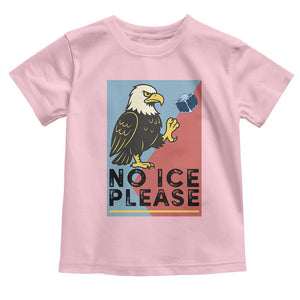 American Eagle No Ice Please Toddler T Shirt Minnesota Protest Support Gift TS12 Light Pink Print Your Wear