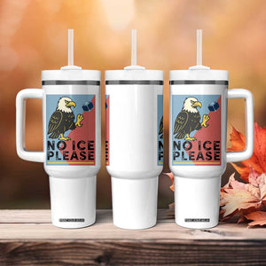 American Eagle No Ice Please Tumbler With Handle Minnesota Protest Support Gift TS12 Print Your Wear
