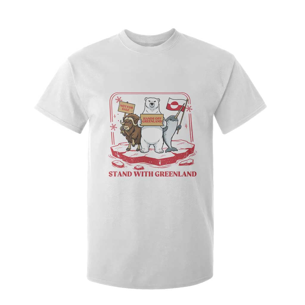 Hands Off Greenland T Shirt For Kid Support Greenlander Gift TS12 White Print Your Wear