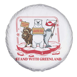 Hands Off Greenland Spare Tire Cover Support Greenlander Gift TS12 Print Your Wear