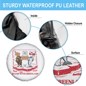Hands Off Greenland Spare Tire Cover Support Greenlander Gift TS12 Print Your Wear