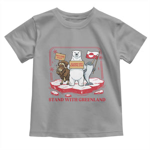 Hands Off Greenland Toddler T Shirt Support Greenlander Gift TS12 Sport Gray Print Your Wear