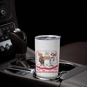 Hands Off Greenland Tumbler Cup Support Greenlander Gift TS12 Print Your Wear