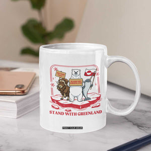Hands Off Greenland Coffee Mug Support Greenlander Gift TS12 Print Your Wear