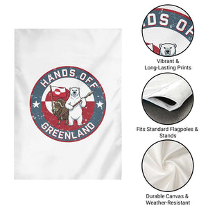 Hands Off Greenland Garden Flag Anti Authoritarian Political Gag Gift TS12 Print Your Wear