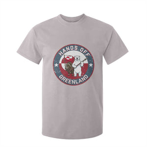 Hands Off Greenland T Shirt For Kid Anti Authoritarian Political Gag Gift TS12 Ice Gray Print Your Wear