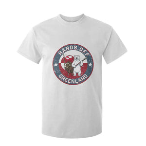Hands Off Greenland T Shirt For Kid Anti Authoritarian Political Gag Gift TS12 White Print Your Wear