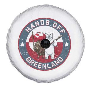 Hands Off Greenland Spare Tire Cover Anti Authoritarian Political Gag Gift TS12 Print Your Wear