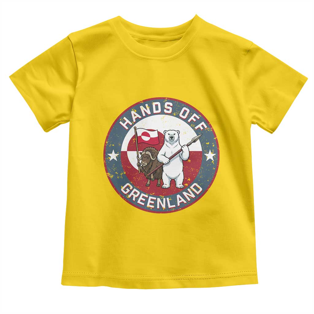 Hands Off Greenland Toddler T Shirt Anti Authoritarian Political Gag Gift TS12 Daisy Print Your Wear