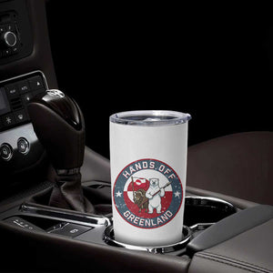 Hands Off Greenland Tumbler Cup Anti Authoritarian Political Gag Gift TS12 Print Your Wear