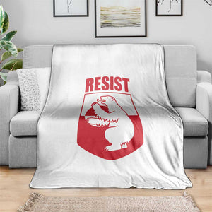Greenland Resist Throw Blanket Stand With Greenlanders TS12 Print Your Wear