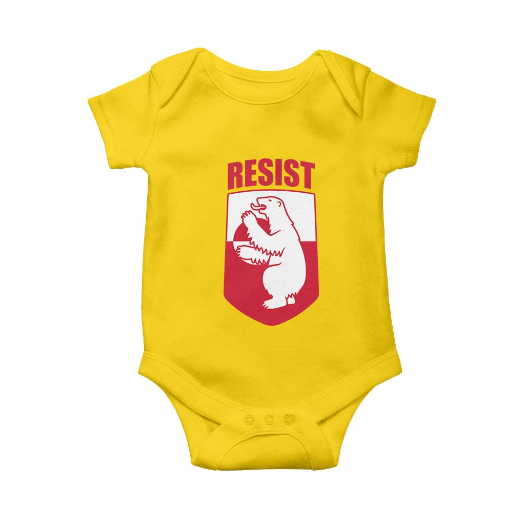 Greenland Resist Baby Onesie Stand With Greenlanders TS12 Daisy Print Your Wear