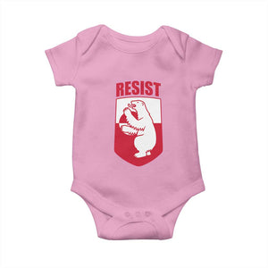 Greenland Resist Baby Onesie Stand With Greenlanders TS12 Light Pink Print Your Wear