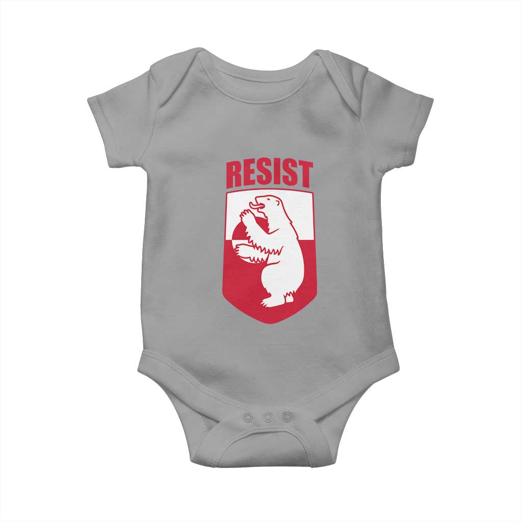Greenland Resist Baby Onesie Stand With Greenlanders TS12 Sport Gray Print Your Wear