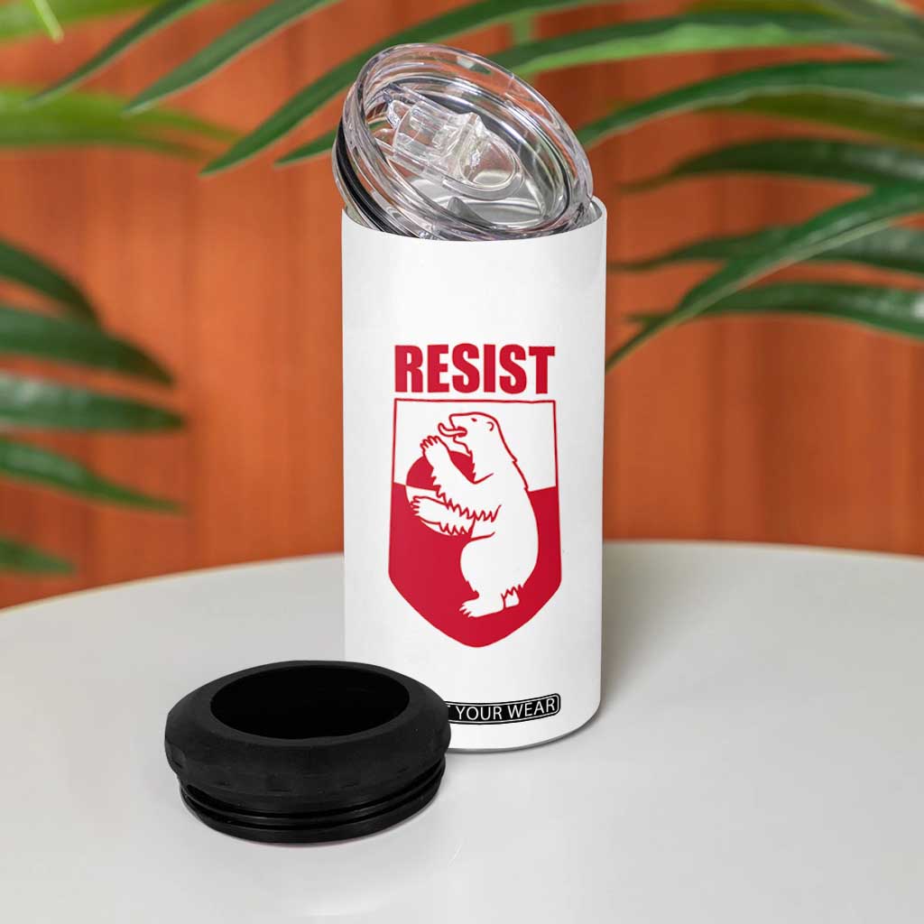 Greenland Resist 4 in 1 Can Cooler Tumbler Stand With Greenlanders TS12 Print Your Wear