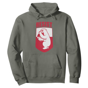 Greenland Resist Hoodie Stand With Greenlanders TS12 Military Green Print Your Wear