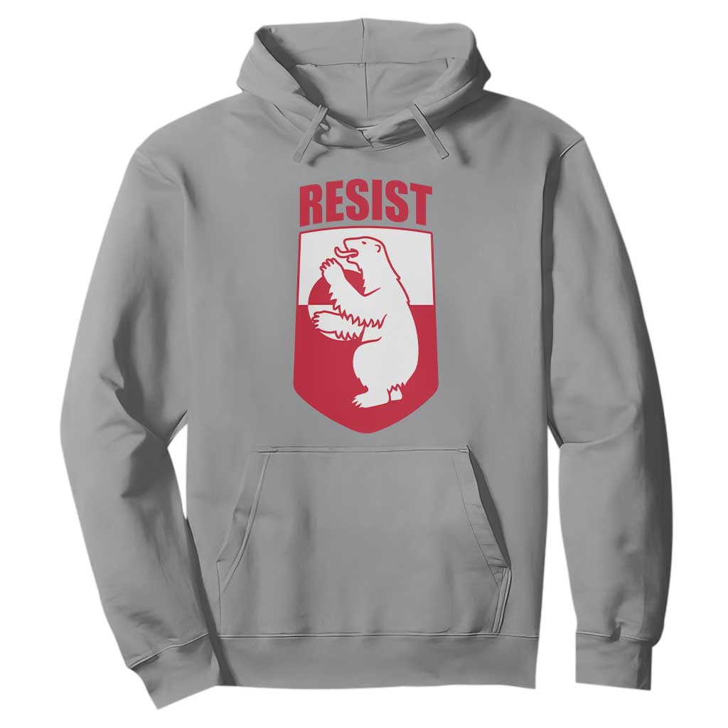 Greenland Resist Hoodie Stand With Greenlanders TS12 Sport Gray Print Your Wear