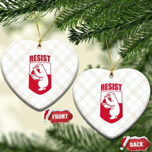 Greenland Resist Ceramic Ornament Stand With Greenlanders TS12 Print Your Wear