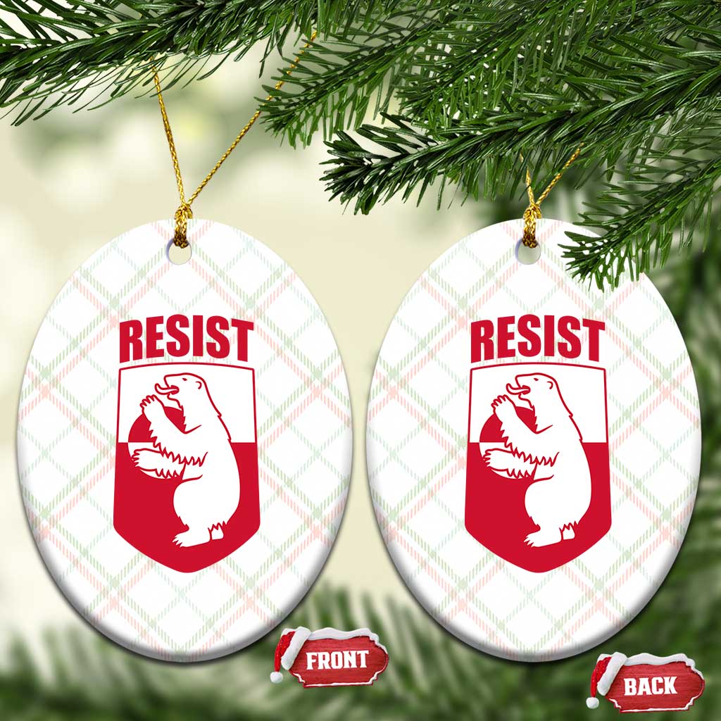 Greenland Resist Ceramic Ornament Stand With Greenlanders TS12 Print Your Wear