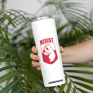Greenland Resist Skinny Tumbler Stand With Greenlanders TS12 Print Your Wear