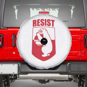 Greenland Resist Spare Tire Cover Stand With Greenlanders TS12 White Print Your Wear
