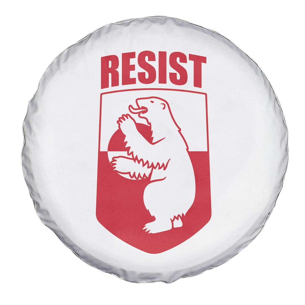 Greenland Resist Spare Tire Cover Stand With Greenlanders TS12 Print Your Wear